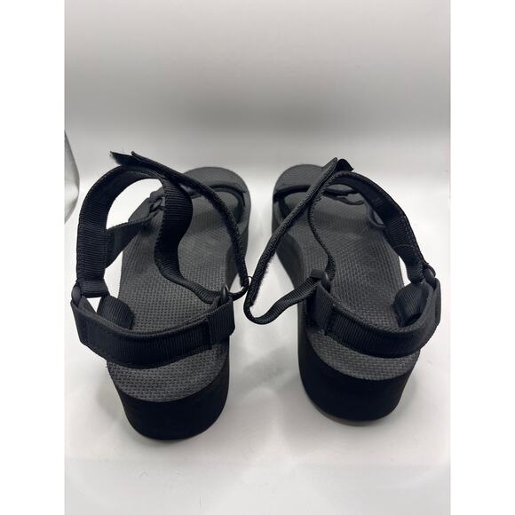 Teva Flatform Mevia Sandals in Black - Picture 6 of 13
